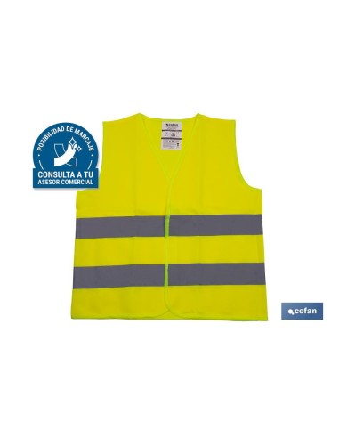 CHALECO AMARILLO REFLECTANTE P/NIÑOS