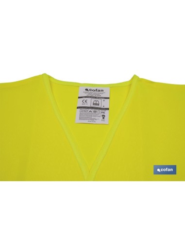 CHALECO AMARILLO REFLECTANTE P/NIÑOS