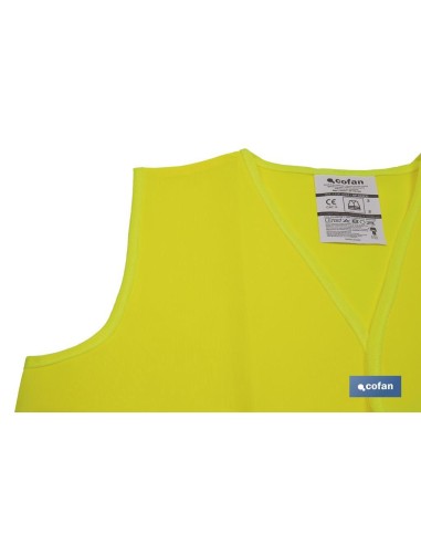 CHALECO AMARILLO REFLECTANTE P/NIÑOS