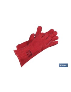 GUANTE ROJO SOLDADOR