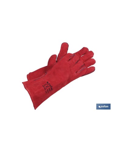 GUANTE ROJO SOLDADOR