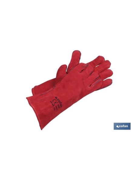 GUANTE ROJO SOLDADOR