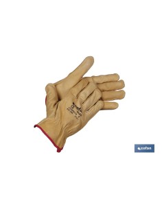 GUANTE VACUNO EXTRA RESIST. AGUA T-8