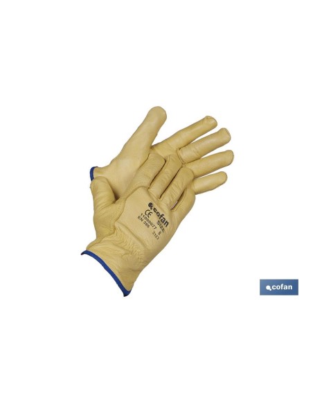 BLISTER GUANTES VACUNO EXTRA C/BORREGUITO T-9