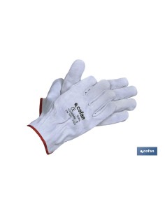 BLÍSTER DE GUANTE DE SERRAJE GRIS TALLA 9 VENTA UNITARIA