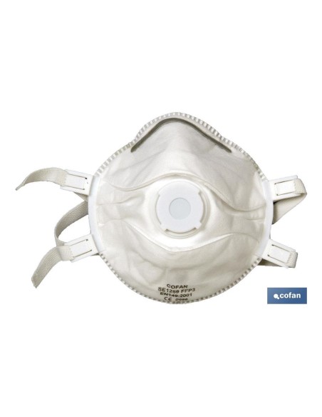 MASCARILLA PROTECCION C/VALVULA FFP3D