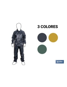 TRAJE AGUA VERDE POLIESTER/PVC TALLA XL