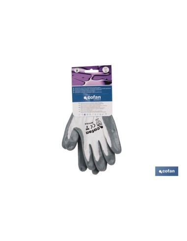 BLISTER G. 100% POLI. IMPREG. NITRILO GRIS T-8