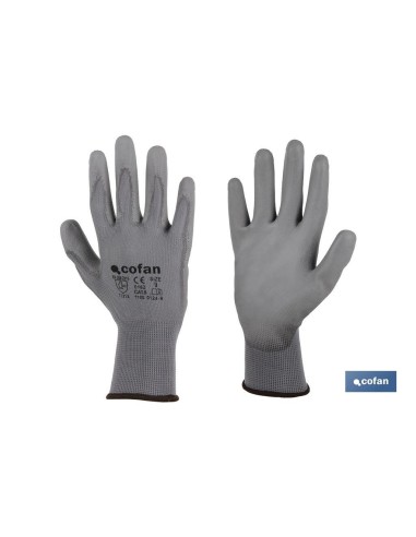 BLISTER G. 100 % POLIEST. IMPREG. PU GRIS T-10