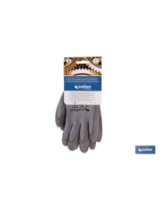 BLISTER G. 100 % POLIEST. IMPREG. PU GRIS T-10 2