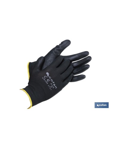 BLISTER G. 100% POLIEST. IMPREG. PU NEGRO T-7