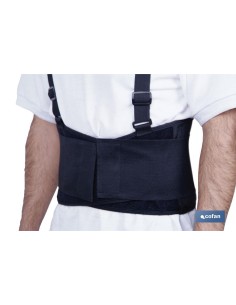 FAJA DE TRABAJO CON TIRANTES TALLA L