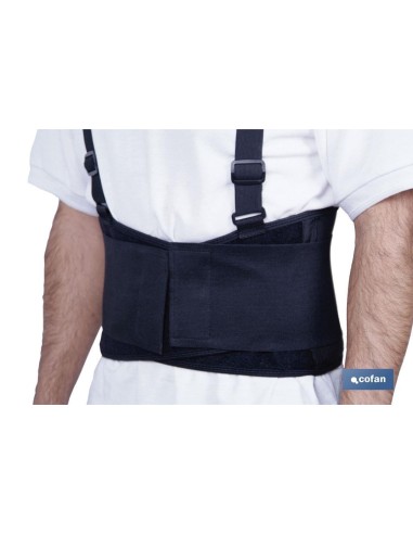 FAJA DE TRABAJO CON TIRANTES TALLA L