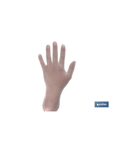 CAJA 100 UNDS. GUANTES VINILO T - M