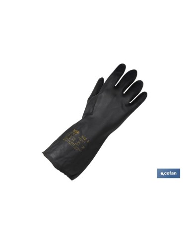 GUANTE NEGRO NEOPRENO 100% T 10