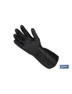 GUANTE NEGRO NEOPRENO 100% T 10 VENTA UNITARIA 2