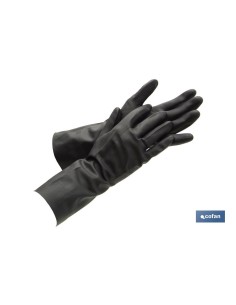 GUANTE NEGRO NEOPRENO 100% T 8