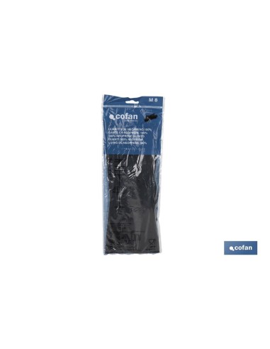 GUANTE NEGRO NEOPRENO 100% T 8