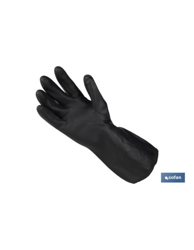 GUANTE NEGRO NEOPRENO 100% T 9