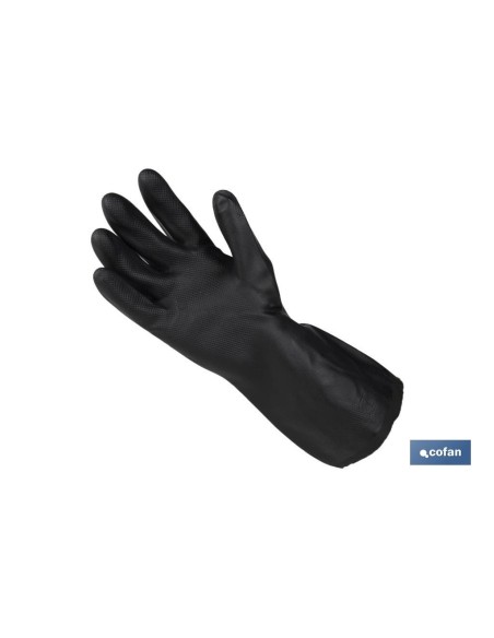 GUANTE NEGRO NEOPRENO 100% T 9