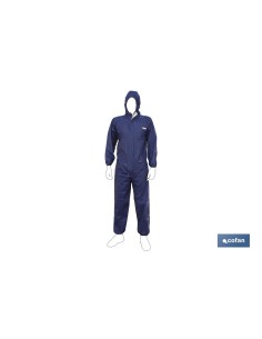 BUZO CON CAPUCHA TIPO 4, 5 Y 6 AZUL TALLA XXL
