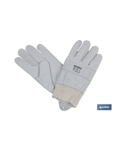 GUANTE AJUSTABLE PIEL FLOR REFORZADO TALLA 9 2