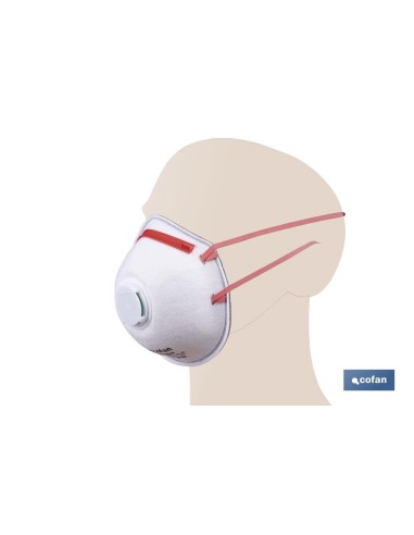 MASCARILLA PROTEC. C/VALVULA CE FFP3 NR