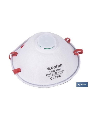 MASCARILLA PROTEC. C/VALVULA CE FFP3 NR