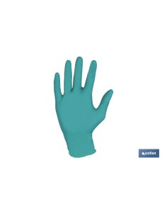 CAJA 100 UDS. GUANTES NITRILO VERDE COFAN PROTECCION FITOSANITARIOS T-XL 2