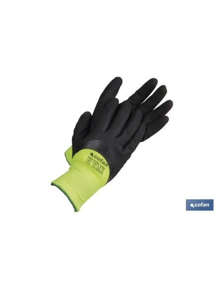 GUANTE IMPREG. NITRILO ESPUMA PROTECC. FRIO T-9