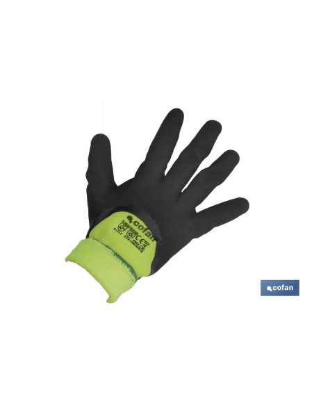 GUANTE IMPREG. NITRILO ESPUMA PROTECC. FRIO T-9