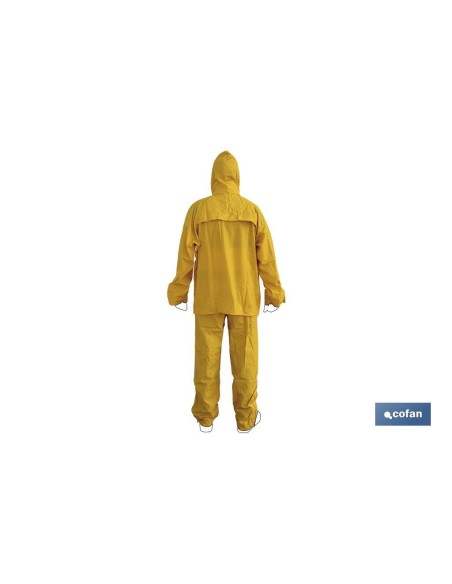 TRAJE DE AGUA PU/PVC AMARILLO TALLA L
