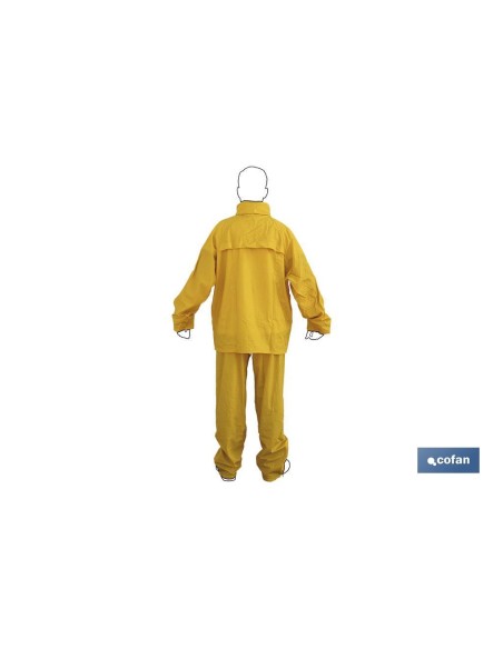 TRAJE DE AGUA PU/PVC AMARILLO TALLA XL