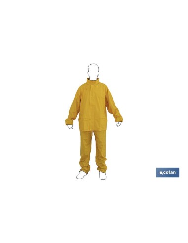 TRAJE DE AGUA PU/PVC VERDE TALLA L