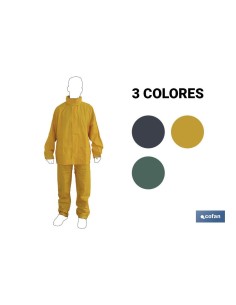 TRAJE DE AGUA PU/PVC VERDE TALLA XXL