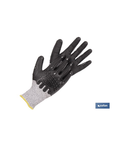 GUANTE PROTECTION 360 TPE ANTI IMPACTO Y ANTICORTE T-10 VENTA UNITARIA