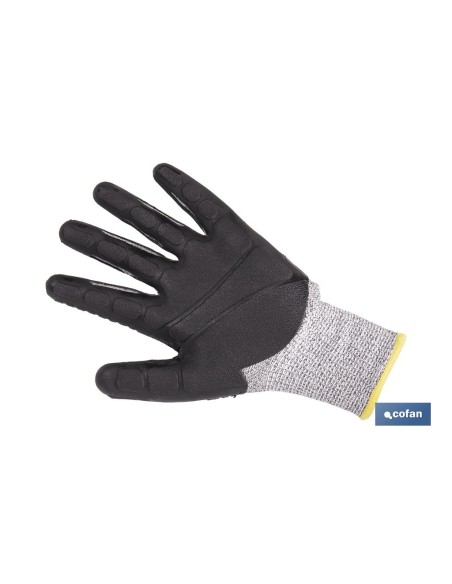 GUANTE PROTECTION 360 TPE ANTI IMPACTO Y ANTICORTE T-8