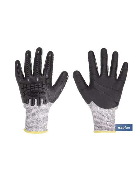 GUANTE PROTECTION 360 TPE ANTI IMPACTO Y ANTICORTE T-8 VENTA UNITARIA
