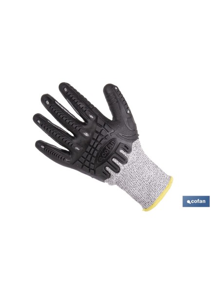 GUANTE PROTECTION 360 TPE ANTI IMPACTO Y ANTICORTE T-9 VENTA UNITARIA