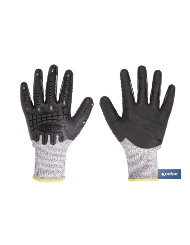 GUANTE PROTECTION 360 TPE ANTI IMPACTO Y ANTICORTE T-9 VENTA UNITARIA
