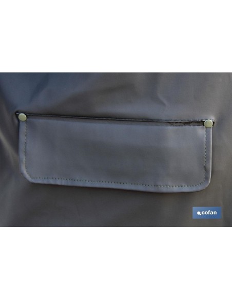 ABRIGO LARGO DE LLUVIA VERDE PU/PVC TALLA XXXL