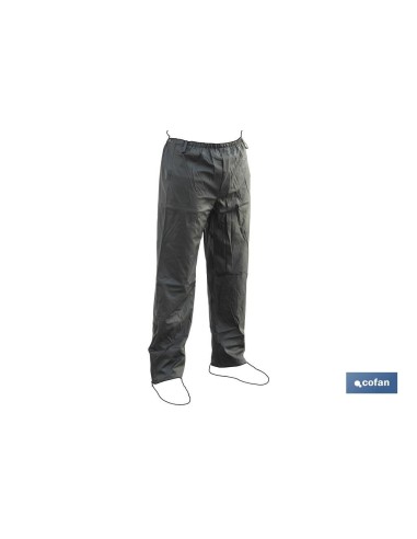 PANTALON DE AGUA VERDE PU/PVC TALLA L