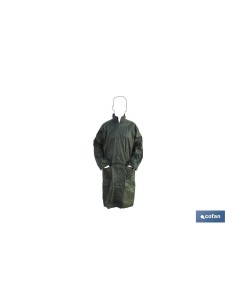 ABRIGO DE LLUVIA VERDE POLIESTER/PVC TALLA-XL 2