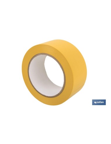 CINTA ADHESIVA PVC AMARILLA 33METROS