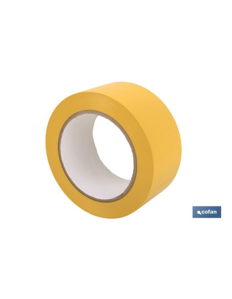 CINTA ADHESIVA PVC AMARILLA 33METROS