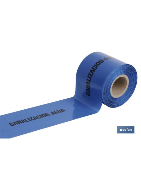CINTA BALIZ. CANALIZACION AGUA 150MMX250MTS
