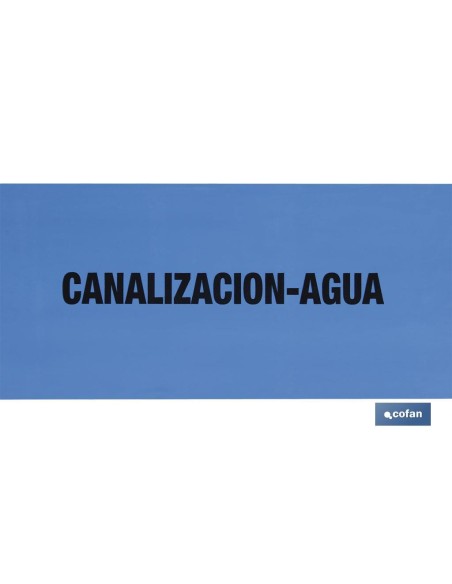 CINTA BALIZ. CANALIZACION AGUA 150MMX250MTS