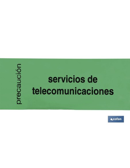 CINTA BALIZ. TELECOMUNICACIONES 150MMX250MTS