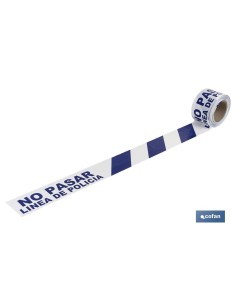 CINTA BALIZ. NO PASAR LINEA POLICIA 80MMX100MTS