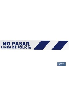 CINTA BALIZ. NO PASAR LINEA POLICIA 80MMX100MTS 2